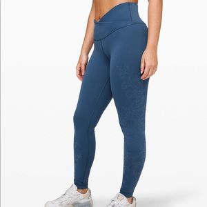 Lululemon Blue Crossover Leggings